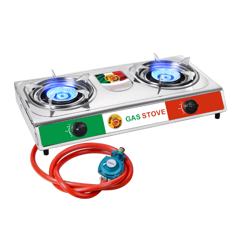DOUBLE STOVE OUTDOOR PROPANE GAS