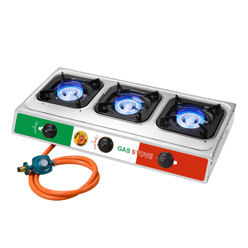 THREE BURNER STOVE OUTDOOR PROPANE GAS