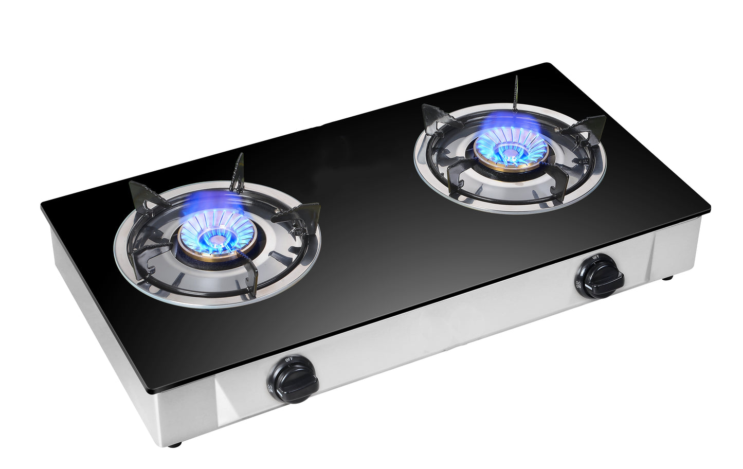 DOUBLE GLASS STOVE OUTDOOR PROPANE GAS