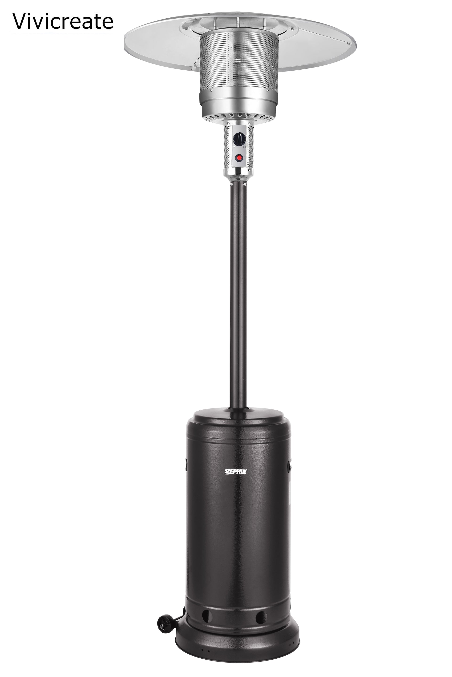 hanover mini umbrella tabletop patio heater stainless steel PATIO HEATER UMBRELLA STYLE HT-H-3001 – Aaron USA LLC