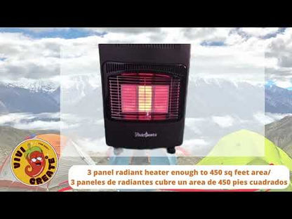 PROPANE GAS HEATER RED/BLACK